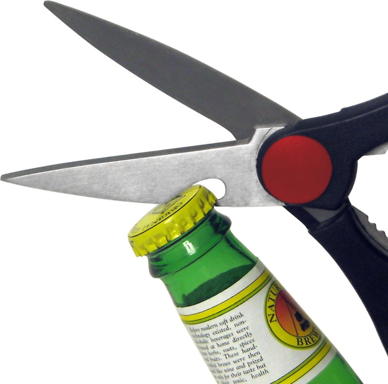 GoodCook Good Cook Shears, Gourmet Stainless Steel,Black & Silver,Medium,24276 - Image 3